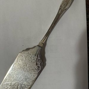 Sheffield Silver Co. silver plated cake server.